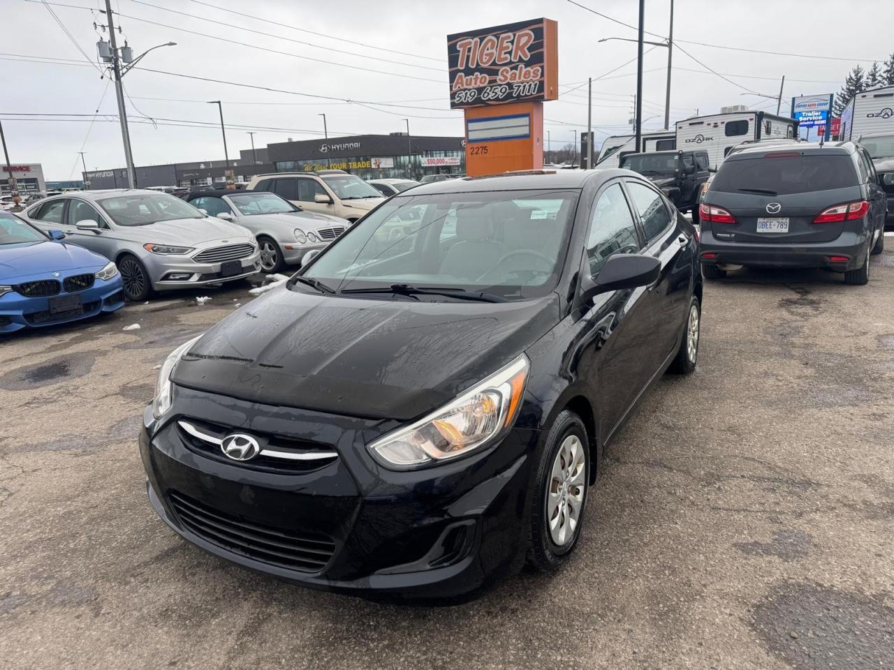 Used 2015 Hyundai Accent GL, AUTO, 4 CYL, ONLY 126KMS, LOW KMS, CERTIFIED for sale in London, ON