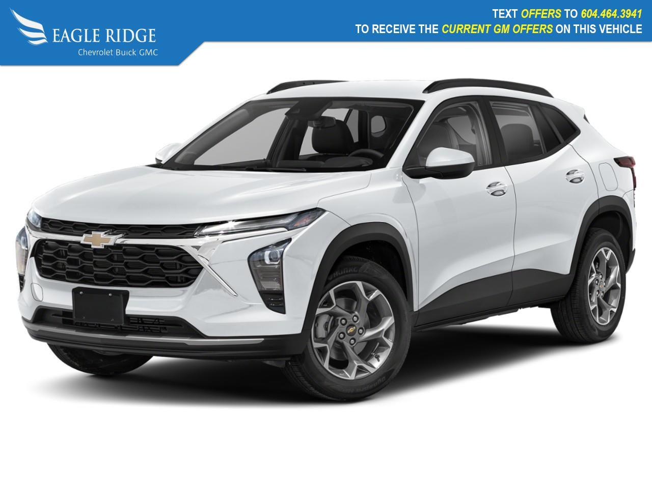 New 2025 Chevrolet Trax 1RS 11'' Display, apple car play and android Auto, Heated front seats, Start/ Stop, Cruise control, Backup camera for sale in Coquitlam, BC