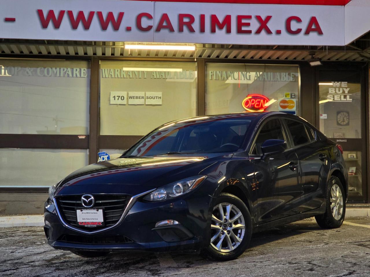 Great Condition, Accident Free Mazda3 GS with Dealer Service History! Equipped with a Back up Camera, Heated Seats, Bluetooth, Cruise Control, Push Button Start, Power Group, Alloy Wheels