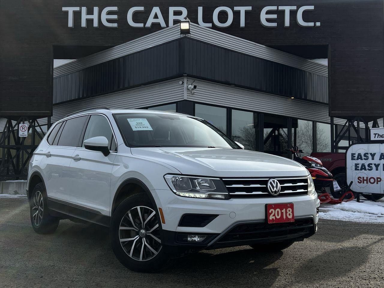 Used 2018 Volkswagen Tiguan Highline HEATED LEATHER SEATS, NAV, SUNROOF, BACK UP CAM, SIRIUS XM, REMOTE START!! for sale in Sudbury, ON