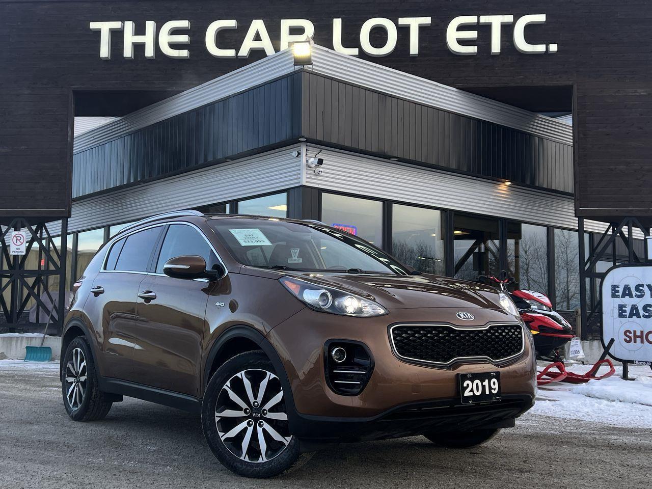 Used 2019 Kia Sportage EX APPLE CARPLAY/ANDROID AUTO, HEATED LEATHER SEATS/STEERING WHEEL, BACK UP CAM, SIRIUS XM!! for sale in Sudbury, ON