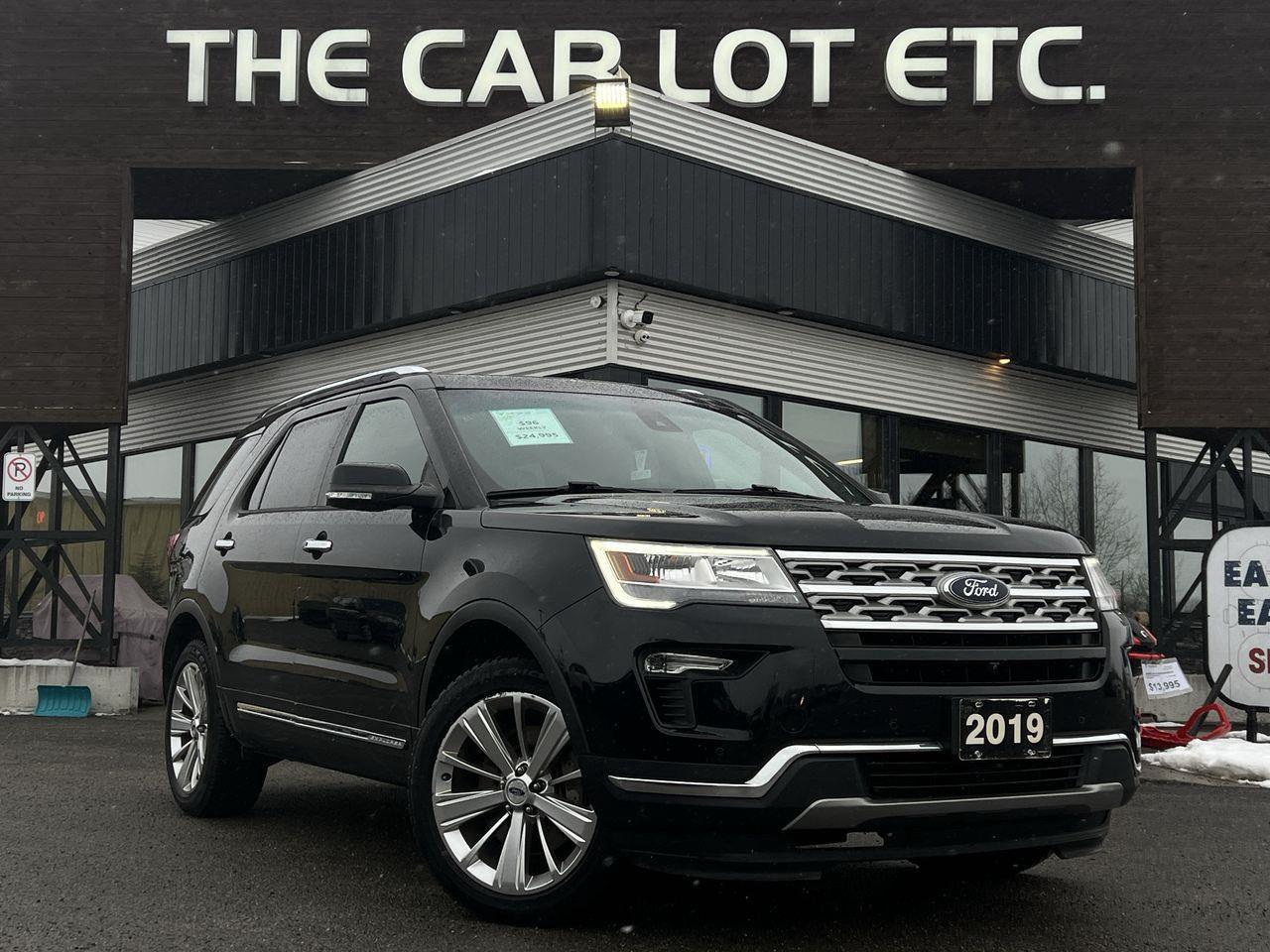 Used 2019 Ford Explorer Limited 3RD ROW, HEATED LEATHER SEATS, NAV, MOONROOF, SIRIUS XM, BACK UP CAM! for sale in Sudbury, ON