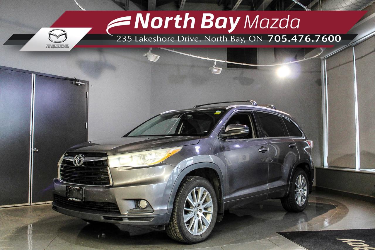 Used 2015 Toyota Highlander XLE 8 PASSENGERS - NAVIGATION - HEATED SEATS for sale in North Bay, ON