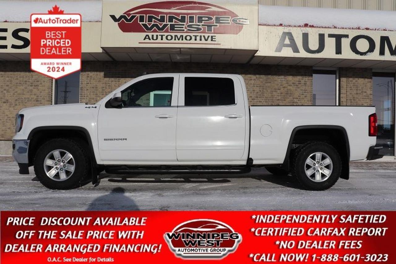 Used 2017 GMC Sierra 1500 SLE CREW 5.3L 4X4, WELL EQUIPPED, CLEAN & SHARP!! for sale in Headingley, MB