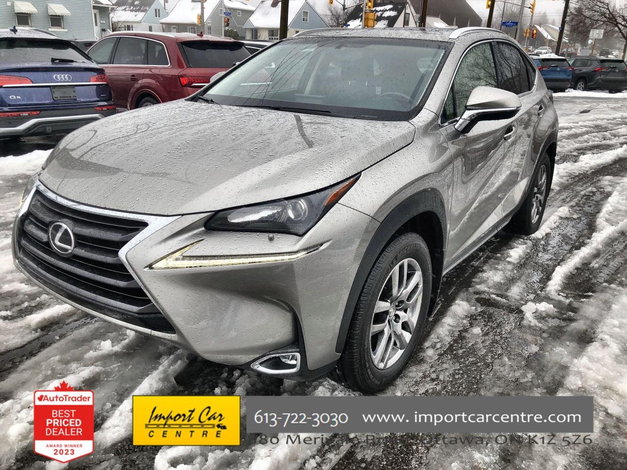 Used 2017 Lexus NX 200t LEATHER, HTD. & COOLED SEATS, ROOF, BLIS, HTD. STE for sale in Ottawa, ON