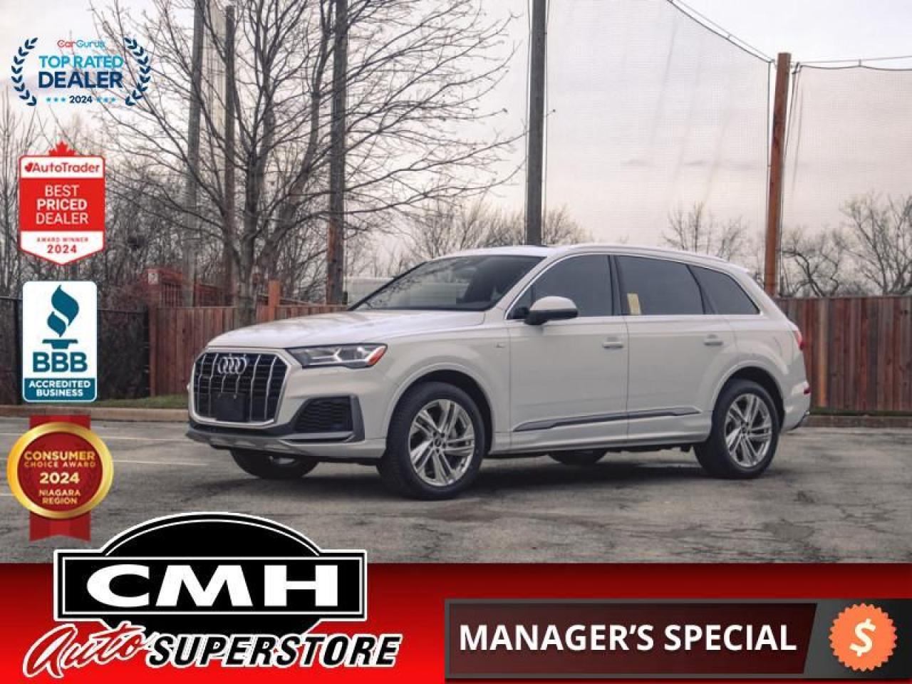 Used 2021 Audi Q7 55 Komfort S-Line  **S-LINE - PANO ROOF** for sale in St. Catharines, ON