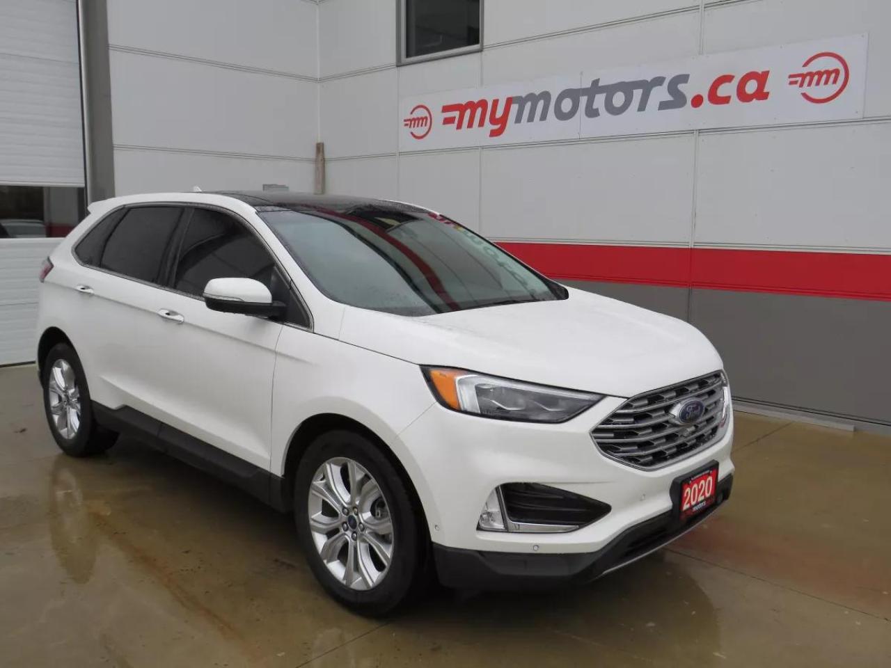 Used 2020 Ford Edge Titanium (**AWD**ALLOY RIMS**REMOTE START**LEATHER**PANORAMIC SUNROOF**NAVIGATION**FOG LIGHTS**POWER LIFTGATE**HEATED/VENTILATED SEATS**POWER SEATS**REVERSE CAMERA**ADAPTIVE CRUISE CONTROL**LANE ASSIST**PUSH BUTTON START**DIGITAL TOUCHSCREEN**DUAL CLIMATE for sale in Tillsonburg, ON