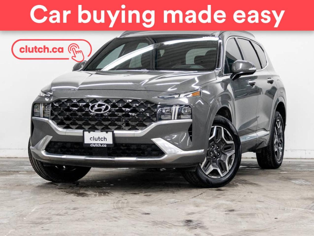 Used 2021 Hyundai Santa Fe Ultimate Calligraphy AWD w/ Apple CarPlay & Android Auto, Heated Steering Wheel, Heated Front Seats for sale in Toronto, ON