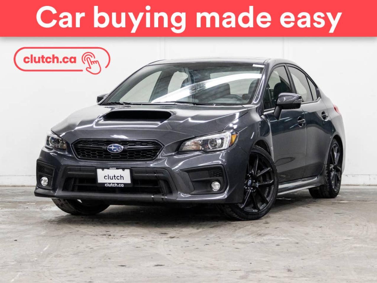 Used 2020 Subaru WRX Sport-Tech AWD  w/ Eyesight Pkg w/ Apple CarPlay & Android Auto, Power Moonroof, Nav for sale in Toronto, ON