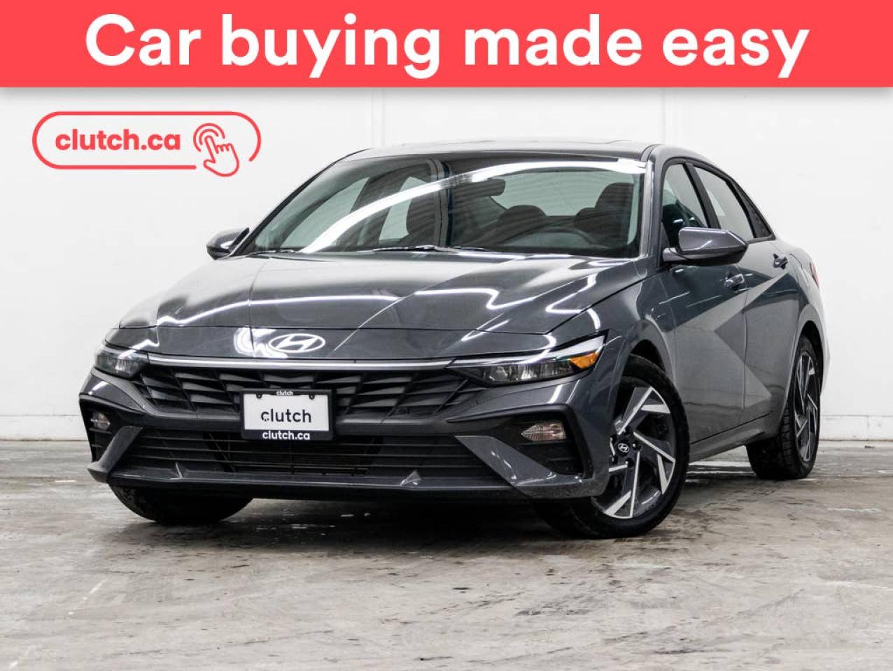 Used 2024 Hyundai Elantra Preferred w/ Tech Pkg w/ Apple CarPlay & Android Auto, Dual Zone A/C, Power Sunroof for sale in Toronto, ON