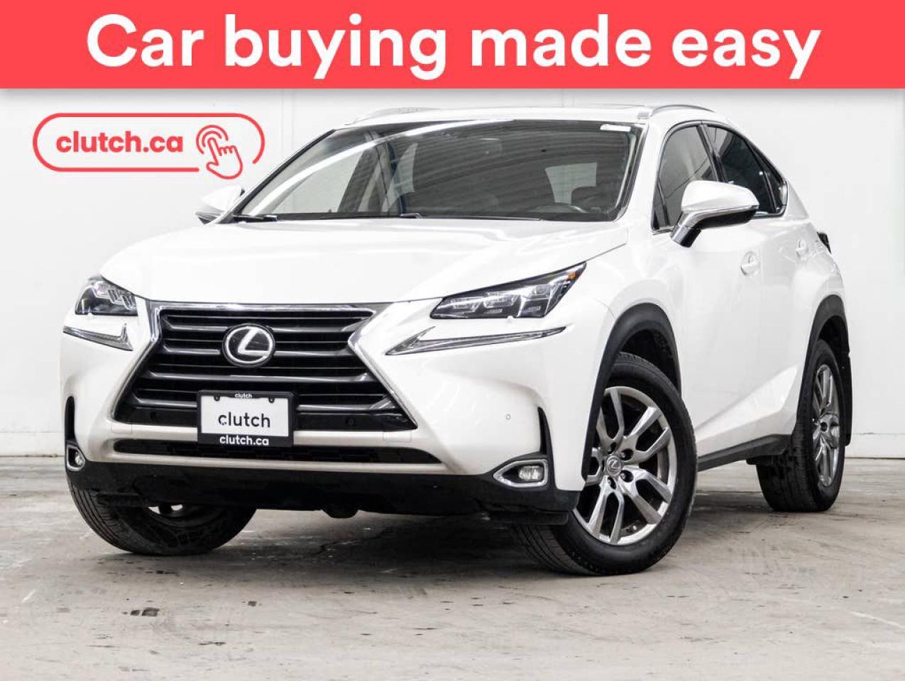 Used 2017 Lexus NX 200t Base AWD w/ Nav, Power Moonroof, Rearview Cam for sale in Toronto, ON