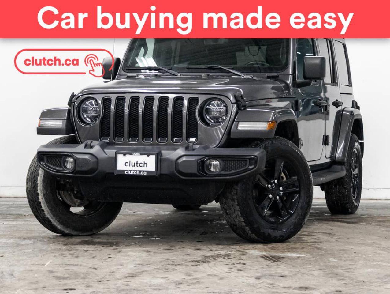 Used 2021 Jeep Wrangler Unlimited Sahara 4x4 w/ Apple CarPlay & Android Auto, Heated Steering Wheel, Heated Front Seats for sale in Toronto, ON