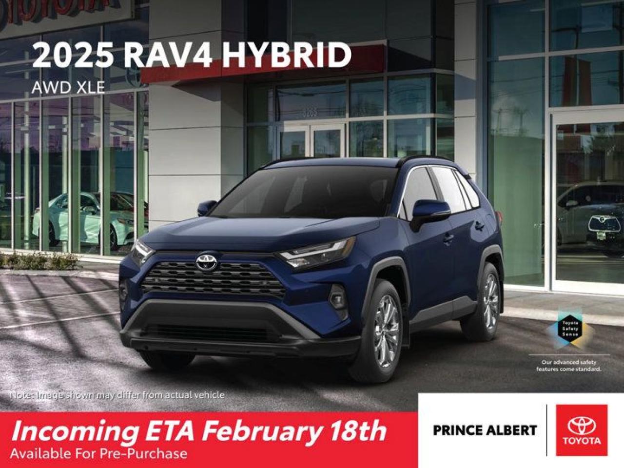 New 2025 Toyota RAV4 HYBRID XLE AWD for sale in Prince Albert, SK