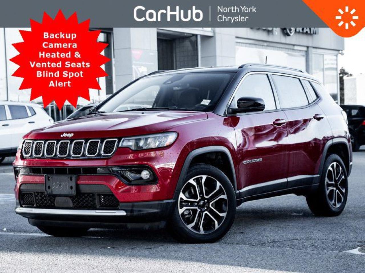 Used 2023 Jeep Compass Limited Backup Camera Heated Vented Seats Blind Spot Alert for sale in Thornhill, ON