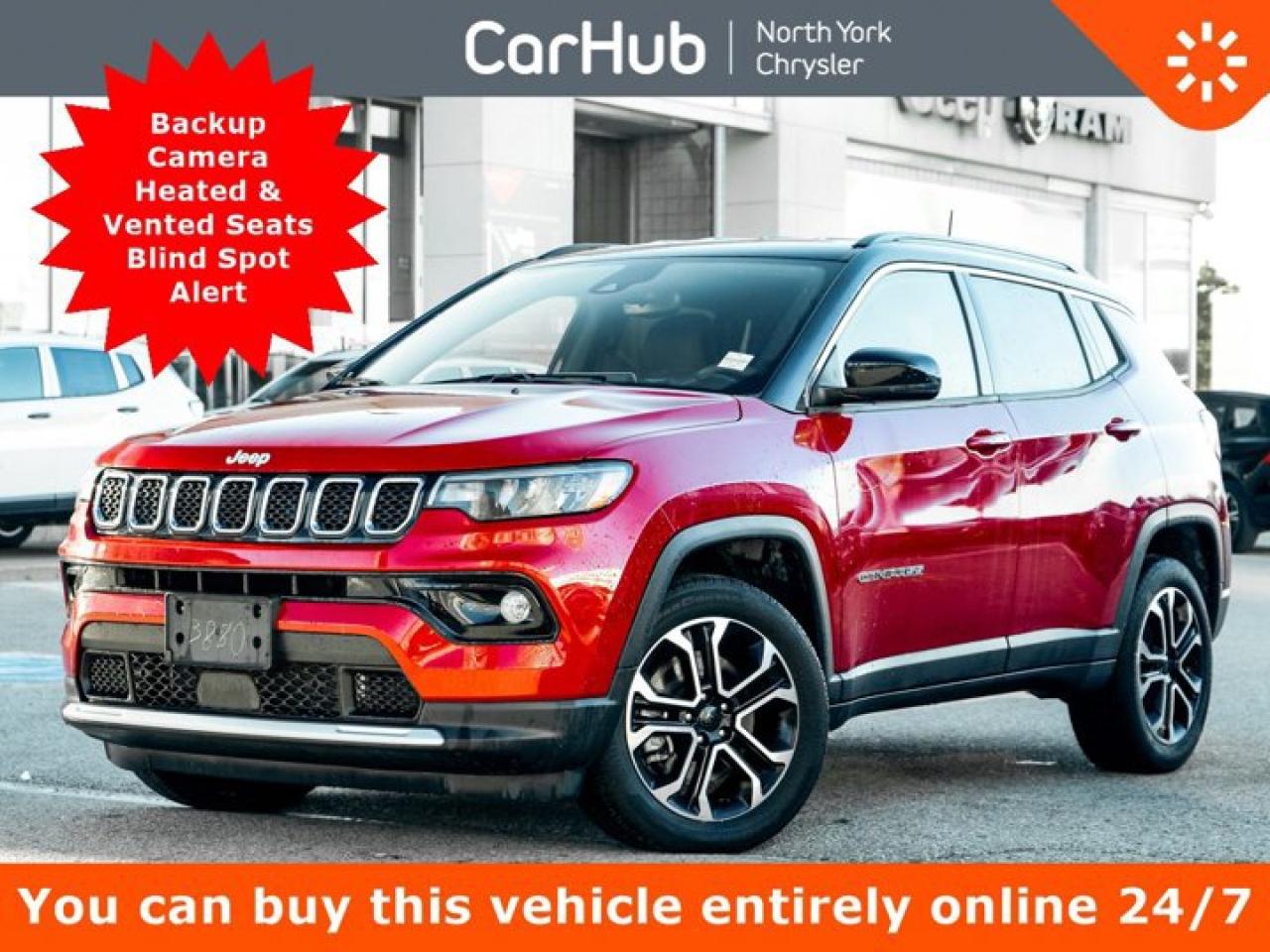 Used 2023 Jeep Compass Limited Backup Camera Heated Seats Blind Spot Alert for sale in Thornhill, ON