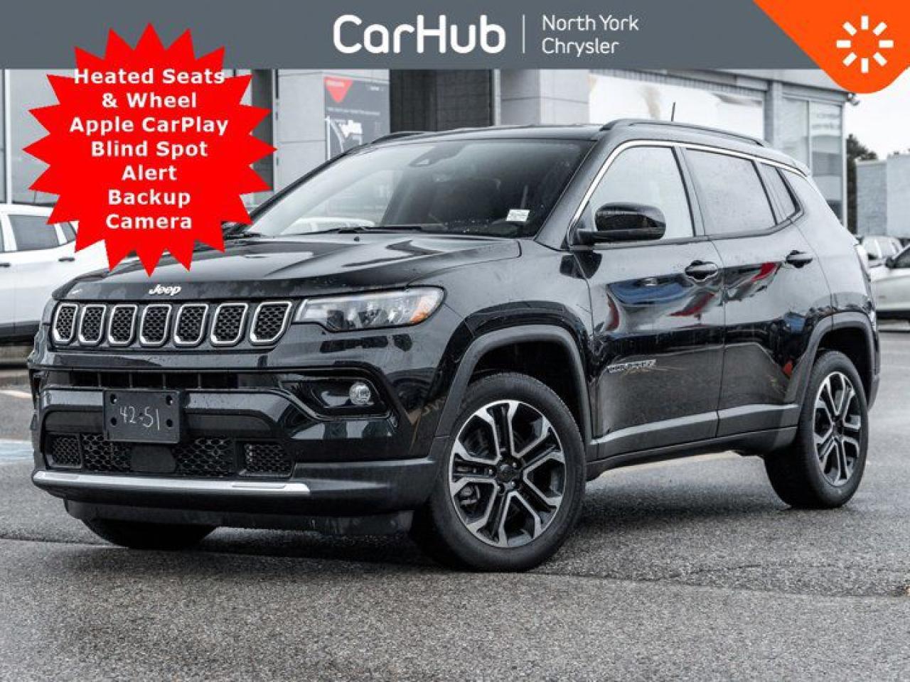 Used 2023 Jeep Compass Limited Heated Seats & Wheel Apple CarPlay Blind Spot Alert for sale in Thornhill, ON