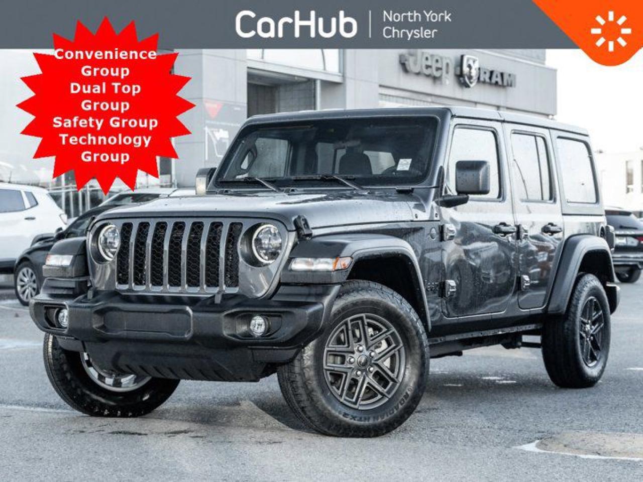 Used 2024 Jeep Wrangler Sport S Convenience Group Dual Top Group Safety Group for sale in Thornhill, ON