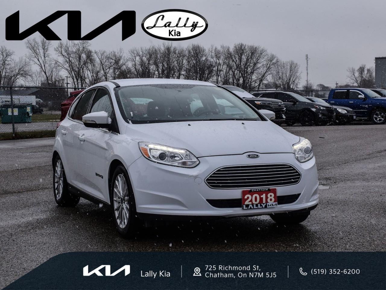 Used 2018 Ford Focus Electric LOW KMS | HEATED SEATS | NAVIGATION for sale in Chatham, ON