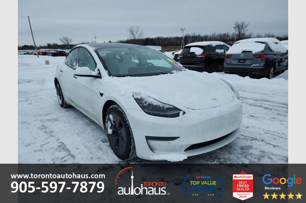 Used 2021 Tesla Model 3 WHITE INTERIOR I OVER 100 TESLAS IN STOCK for sale in Concord, ON