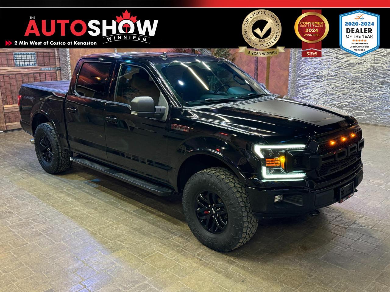 Used 2019 Ford F-150 XLT SPORT PACKAGE-MIDDLE CONSOLE, HARD TONNEAU! for sale in Winnipeg, MB