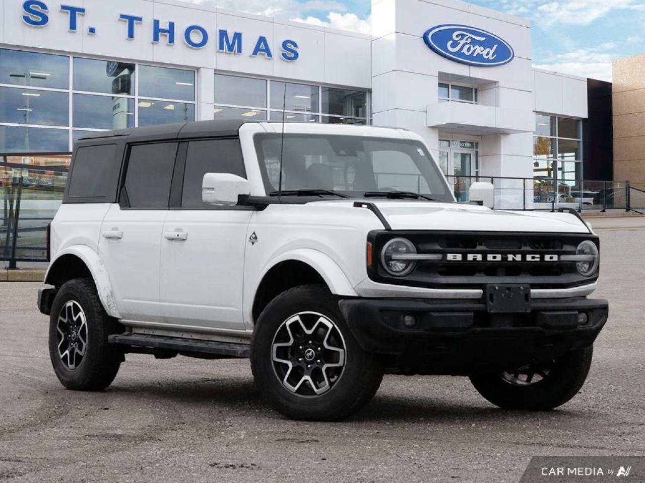 Used 2022 Ford Bronco Outer Banks 4x4 Heated Leather Seats, 360-Degree Camera, Heated Steering Wheel for sale in St Thomas, ON