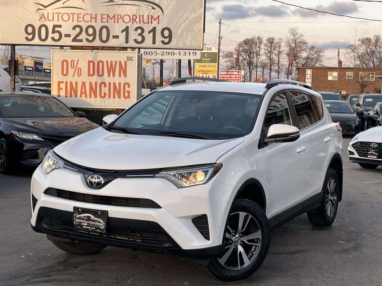 Used 2018 Toyota RAV4 LE Pearl White Heated Seats / Reverse Camera / Driver Assistance for sale in Mississauga, ON