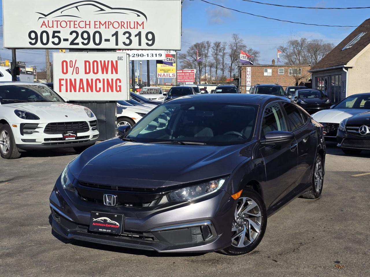 Used 2019 Honda Civic EX / Blind Spot Camera / Sunroof / Push Start for sale in Mississauga, ON