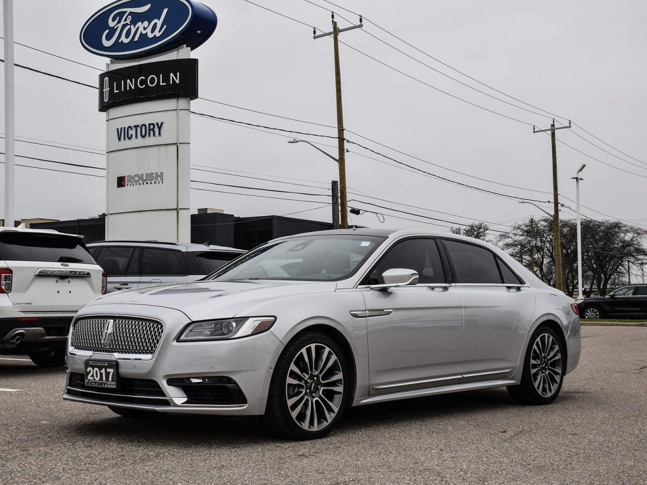 Used 2017 Lincoln Continental Select Twin Panel Moonroof | ACC + Lane Keeping | for sale in Chatham, ON