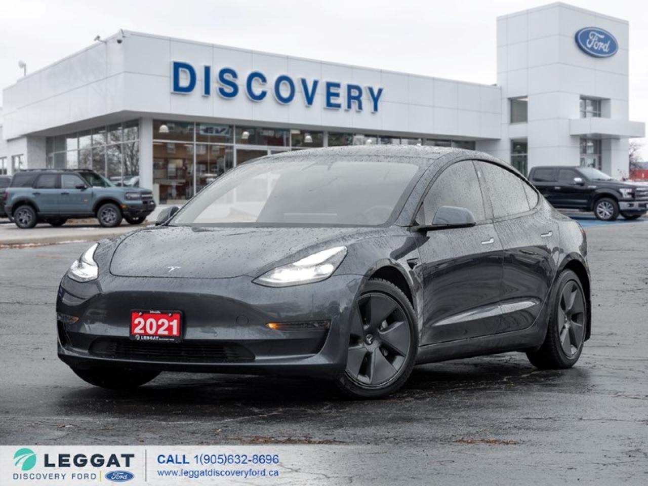 Used 2021 Tesla Model 3 Standard Range Plus | ACCIDENT FREE for sale in Burlington, ON