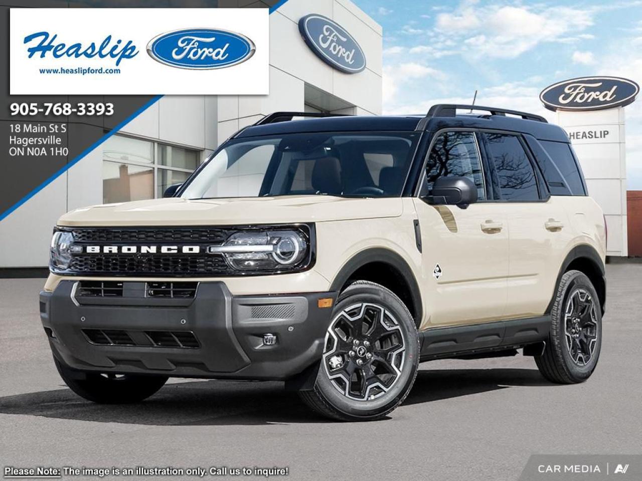 New 2025 Ford Bronco Sport OUTER BANKS 4X4 for sale in Hagersville, ON