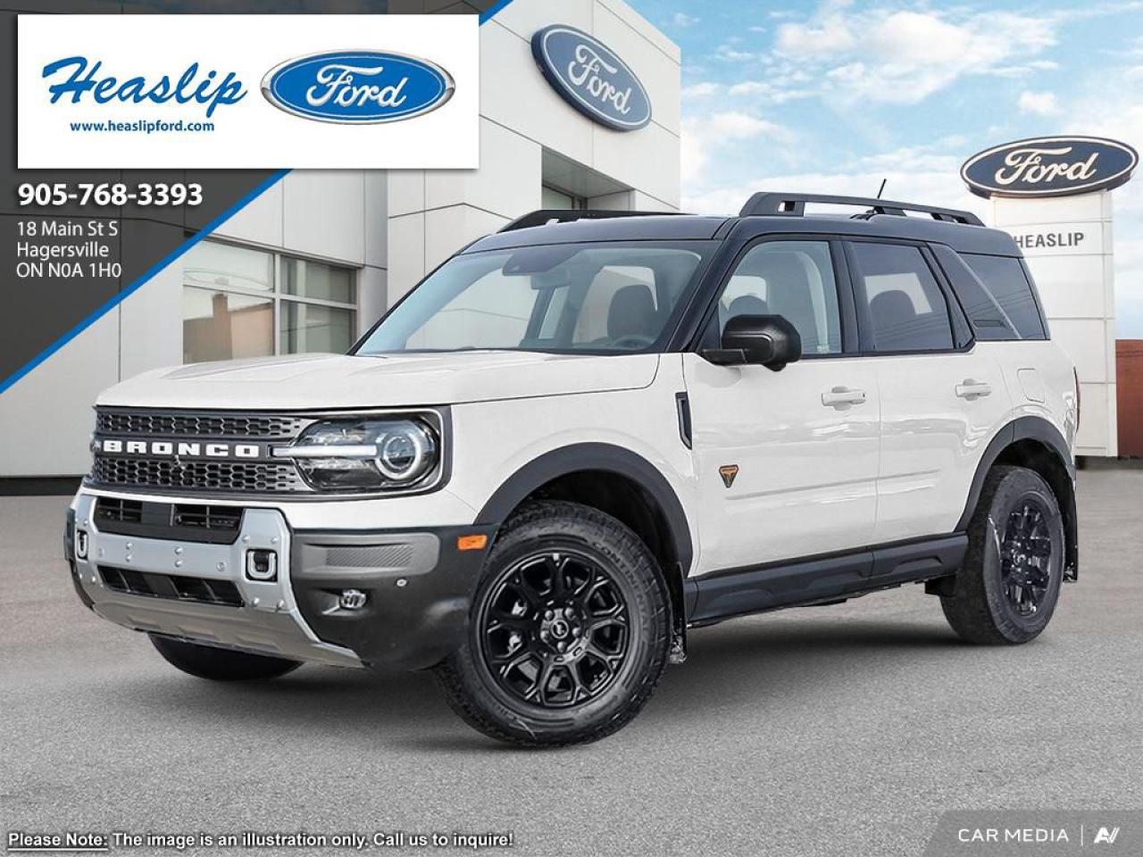 New 2025 Ford Bronco Sport Badlands 4x4 for sale in Hagersville, ON