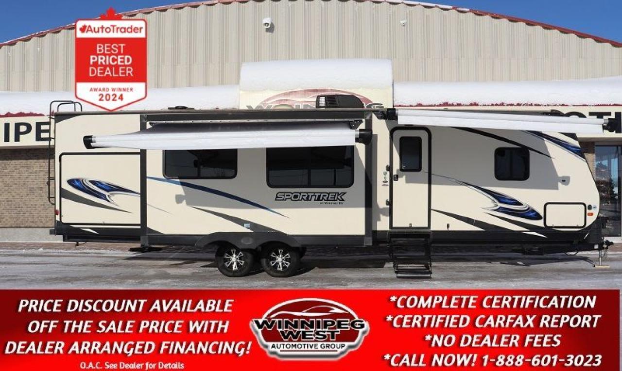 Used 2017 Venture RV SportTrek 327VIK 37FT FULL BUNKHOUSE, SLEEP 11, LOADED & LIKE NEW! for sale in Headingley, MB