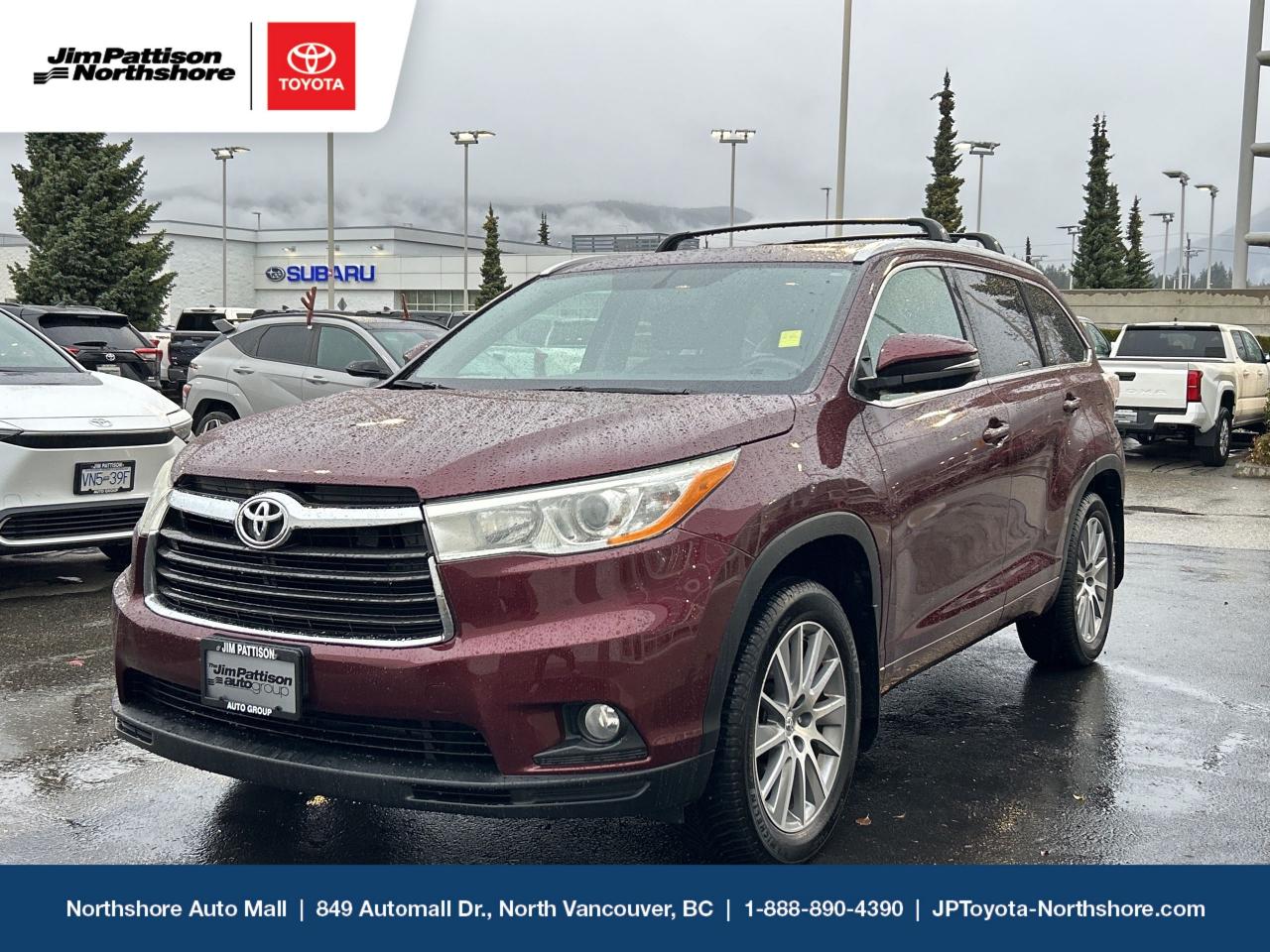 Used 2015 Toyota Highlander XLE AWD, Certified for sale in North Vancouver, BC