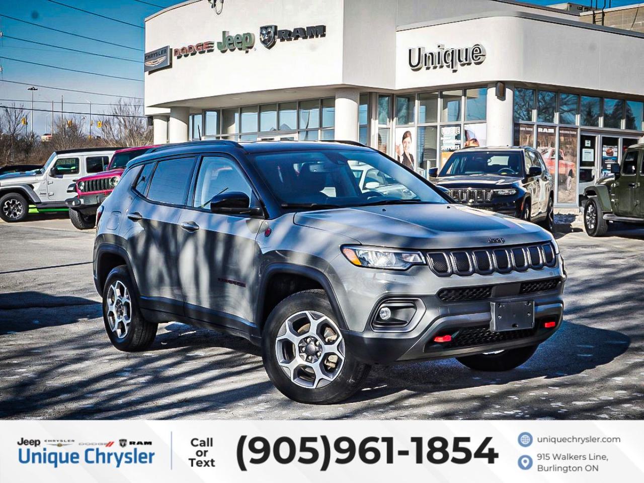 Used 2022 Jeep Compass Trailhawk 4x4| SOLD| SOLD| SOLD| SOLD| for sale in Burlington, ON