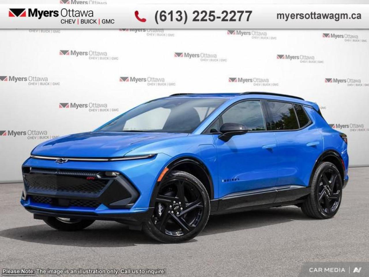 New 2024 Chevrolet Equinox EV RS  2RS, AWD, SUNROOF, RIPTIDE BLUE for sale in Ottawa, ON