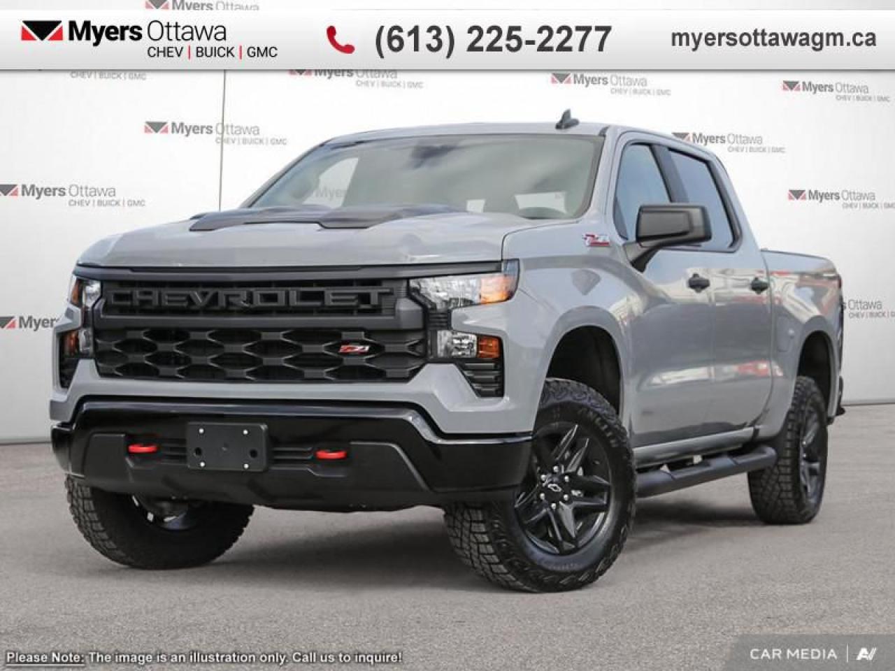 New 2025 Chevrolet Silverado 1500 Custom Trail  SILVERADO, 5.3 V8, TRAILERING PACKAGE, CREW CAB for sale in Ottawa, ON