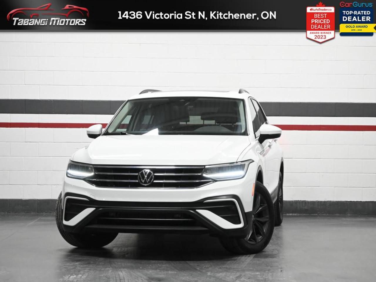 Used 2022 Volkswagen Tiguan Comfortline  No Accident Digital Dash Leather Panoramic Roof Remote Start for sale in Mississauga, ON