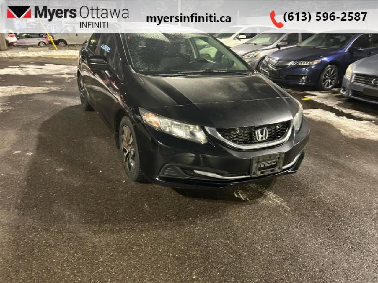 Used 2015 Honda Civic Sedan EX  - Bluetooth -  Heated Seats for sale in Ottawa, ON