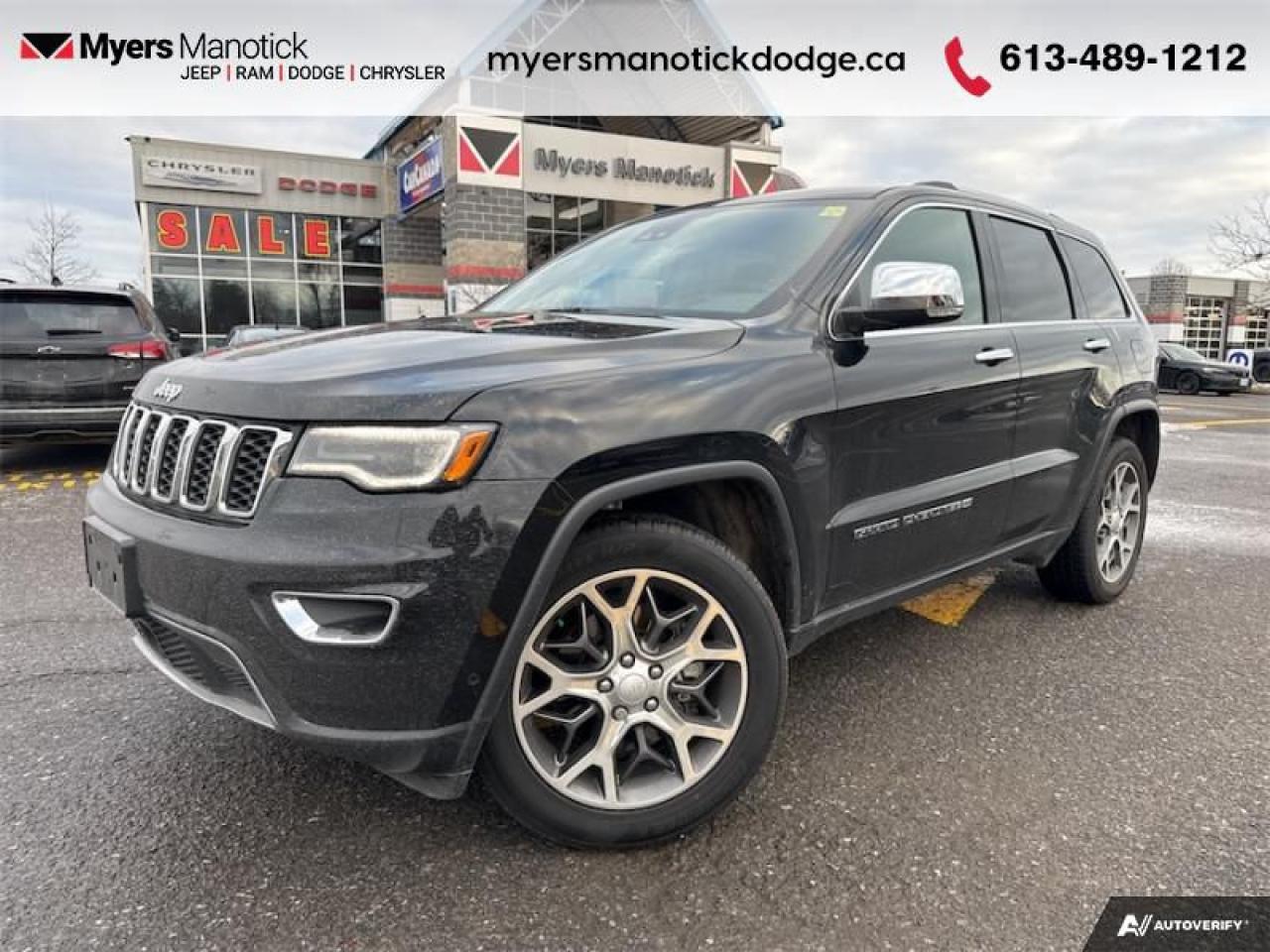 Used 2022 Jeep Grand Cherokee WK Limited  - Leather Seats - $129.21 /Wk for sale in Ottawa, ON