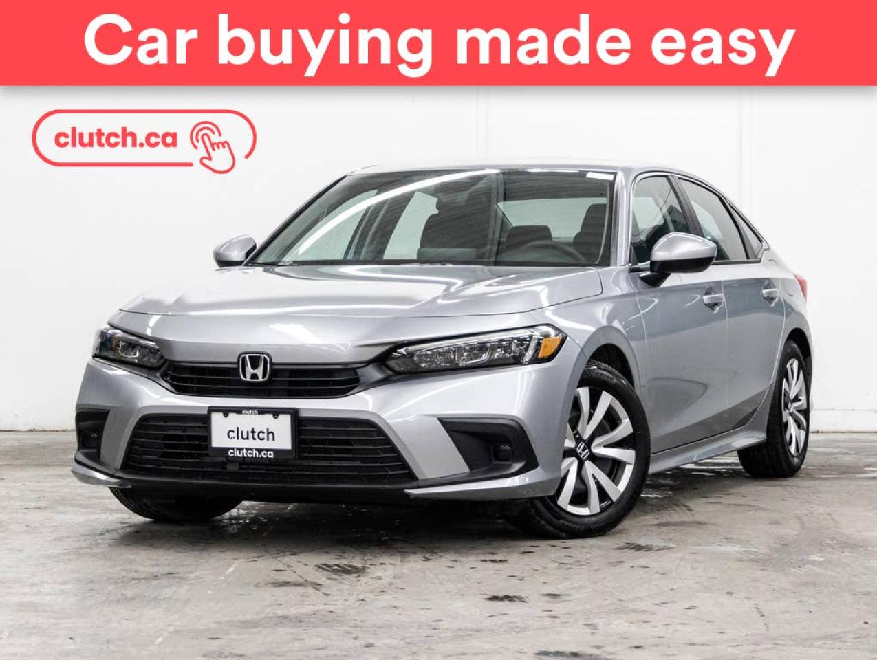 Used 2022 Honda Civic LX w/ Apple CarPlay & Android Auto, A/C, Rearview Cam for sale in Toronto, ON