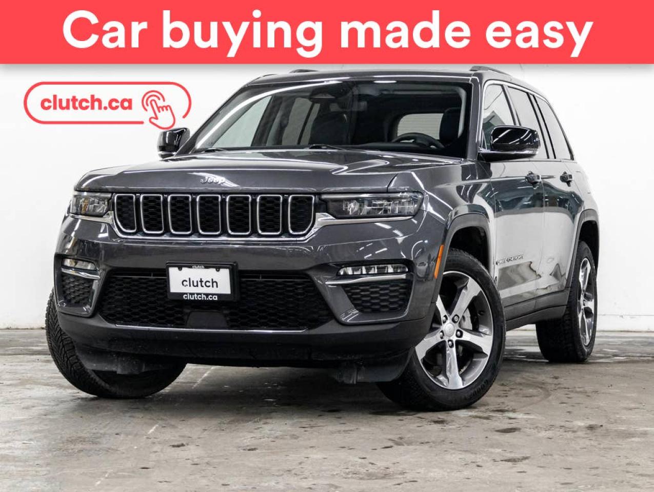 Used 2023 Jeep Grand Cherokee Limited 4x4 w/ Apple CarPlay & Android Auto, Dual Zone A/C, Panoramic Sunroof for sale in Toronto, ON