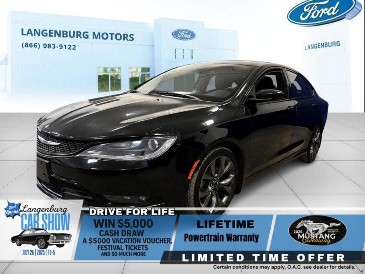 Used 2016 Chrysler 200S AWD 4dr Sdn S AWD for sale in Langenburg, SK