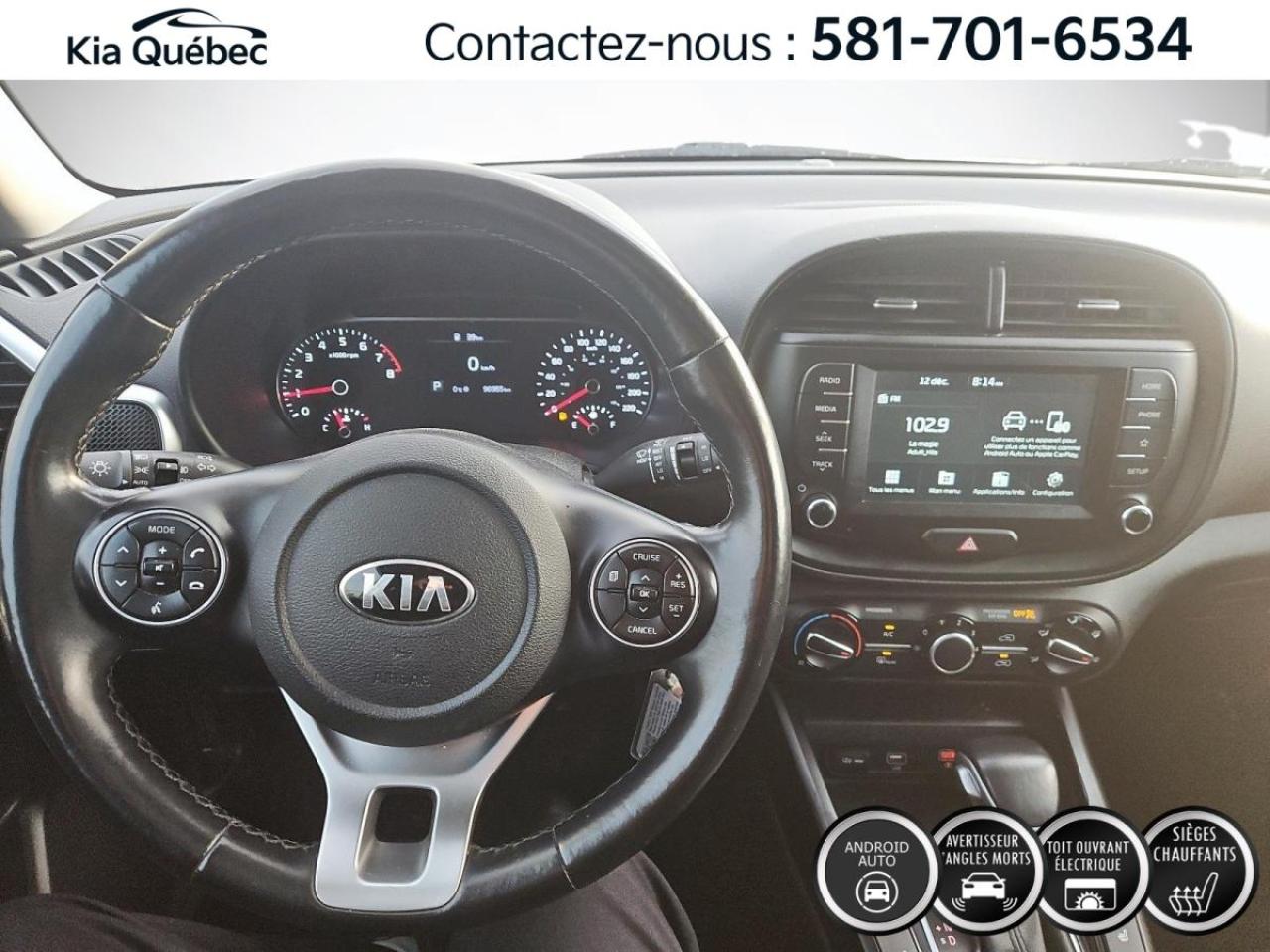 Used 2021 Kia Soul EX+ * TOIT* ANGLES MORTS* CARPLAY* CAMERA* for sale in Québec, QC