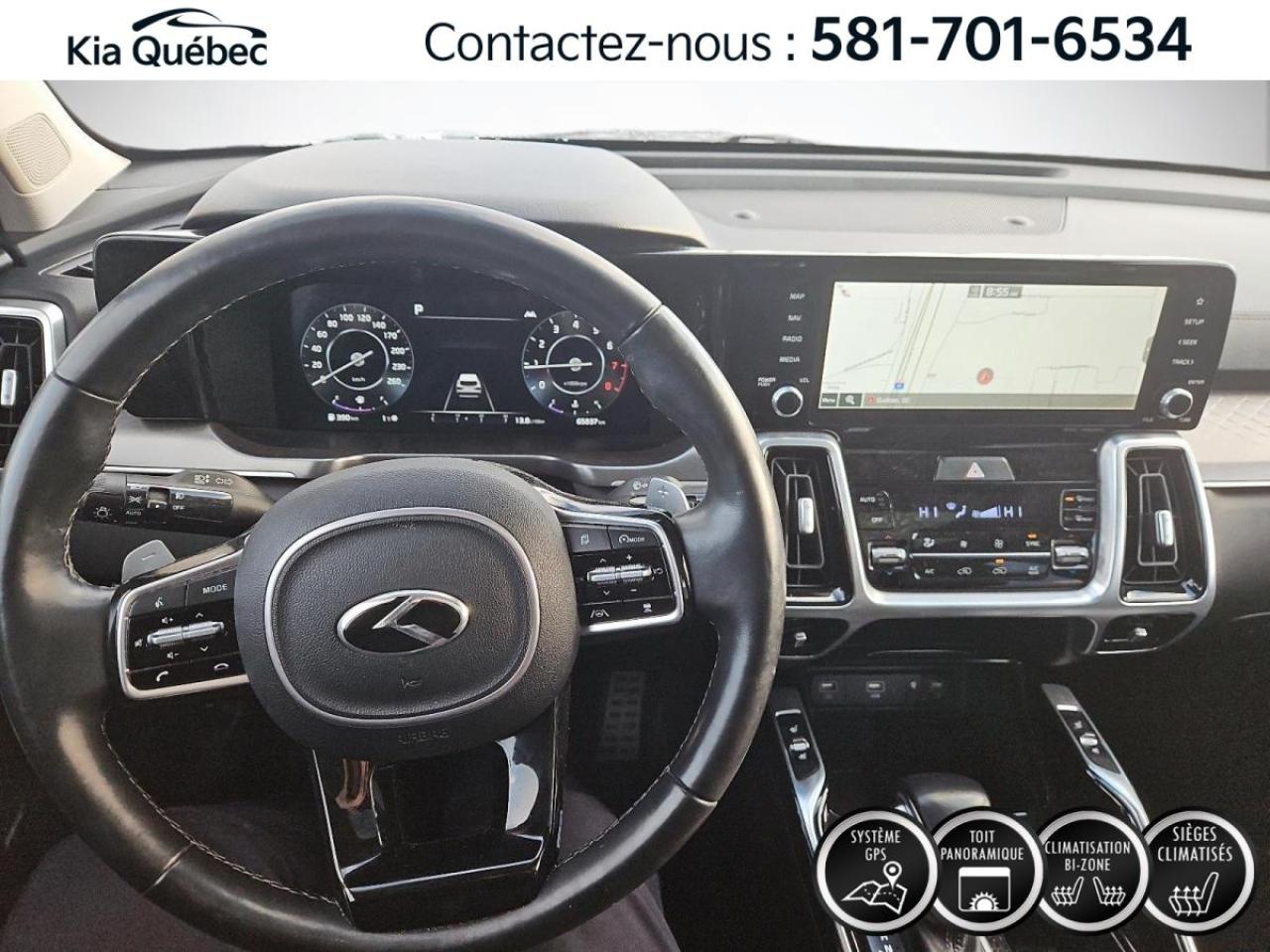 Used 2021 Kia Sorento SX * TURBO* AWD* GPS* SIEGES VENTILES* TOIT PANO* for sale in Québec, QC