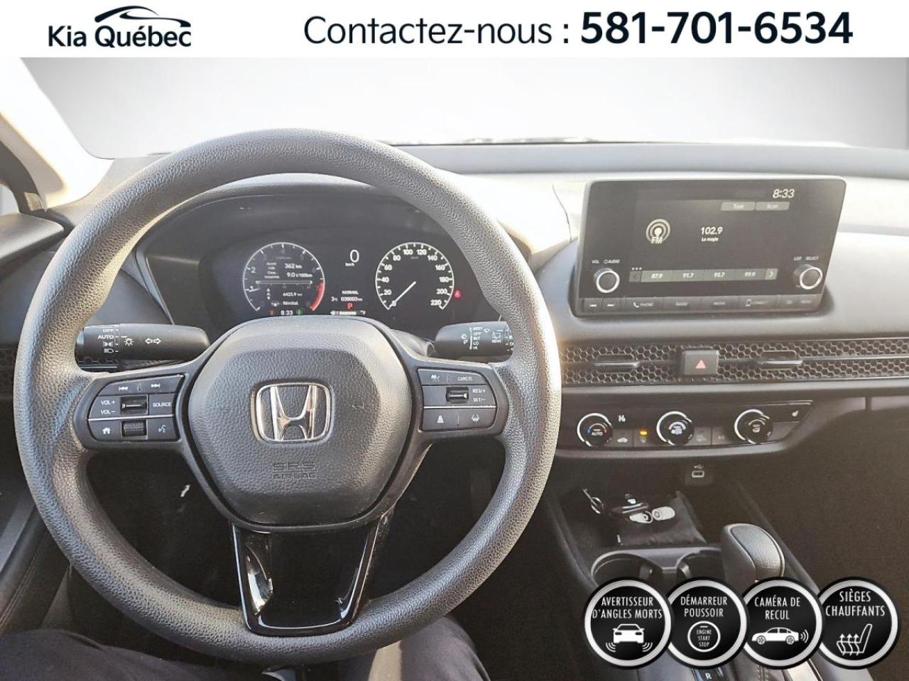 Used 2023 Honda HR-V LX * AWD* BOUTON POUSSOIR* ANGLES MORTS* CAMERA* for sale in Québec, QC