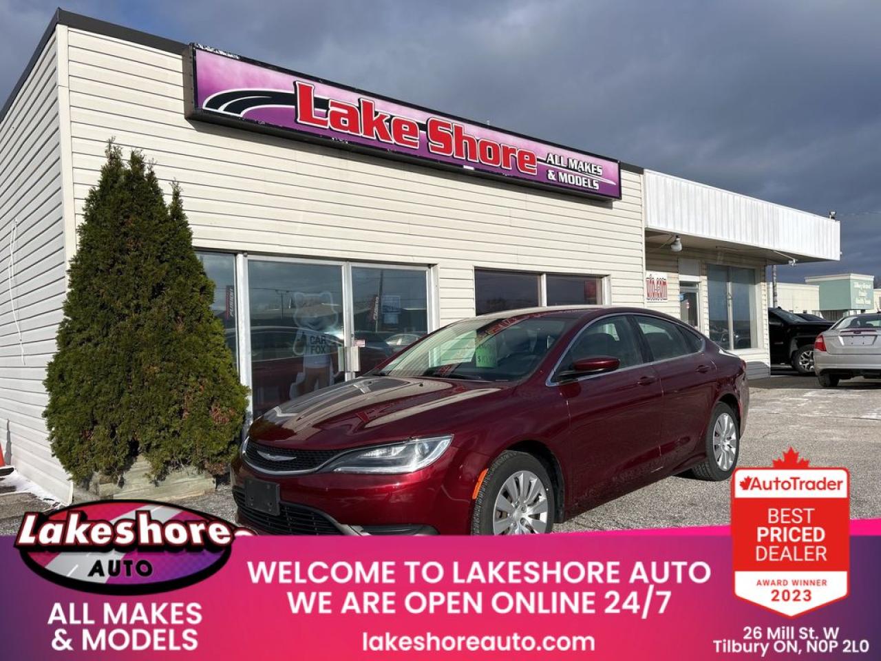 Used 2016 Chrysler 200 LX for sale in Tilbury, ON