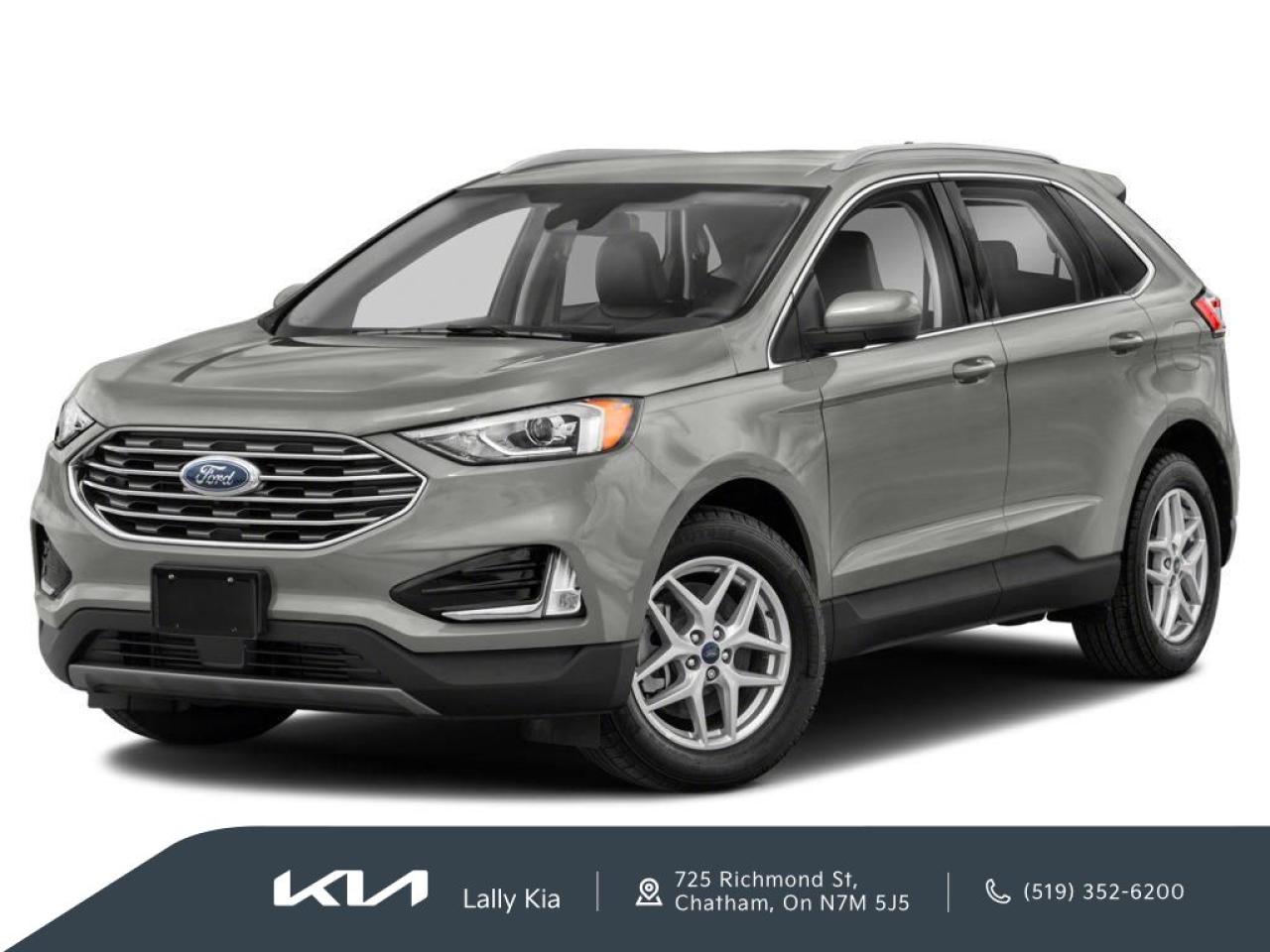 Used 2022 Ford Edge SEL AWD, ADAPTIVE CRUISE CONTROL W/STOP & GO, COLD WEATHER PACKAGE, CONNECTED BUILT-IN NAVIGATION SYSTEM, EVASIVE STEERING ASSIST, FORD CO-PILOT360 ASSIST+, FRONT & REAR FLOOR LINERS W/CARPET MATS, HEATED for sale in Chatham, ON