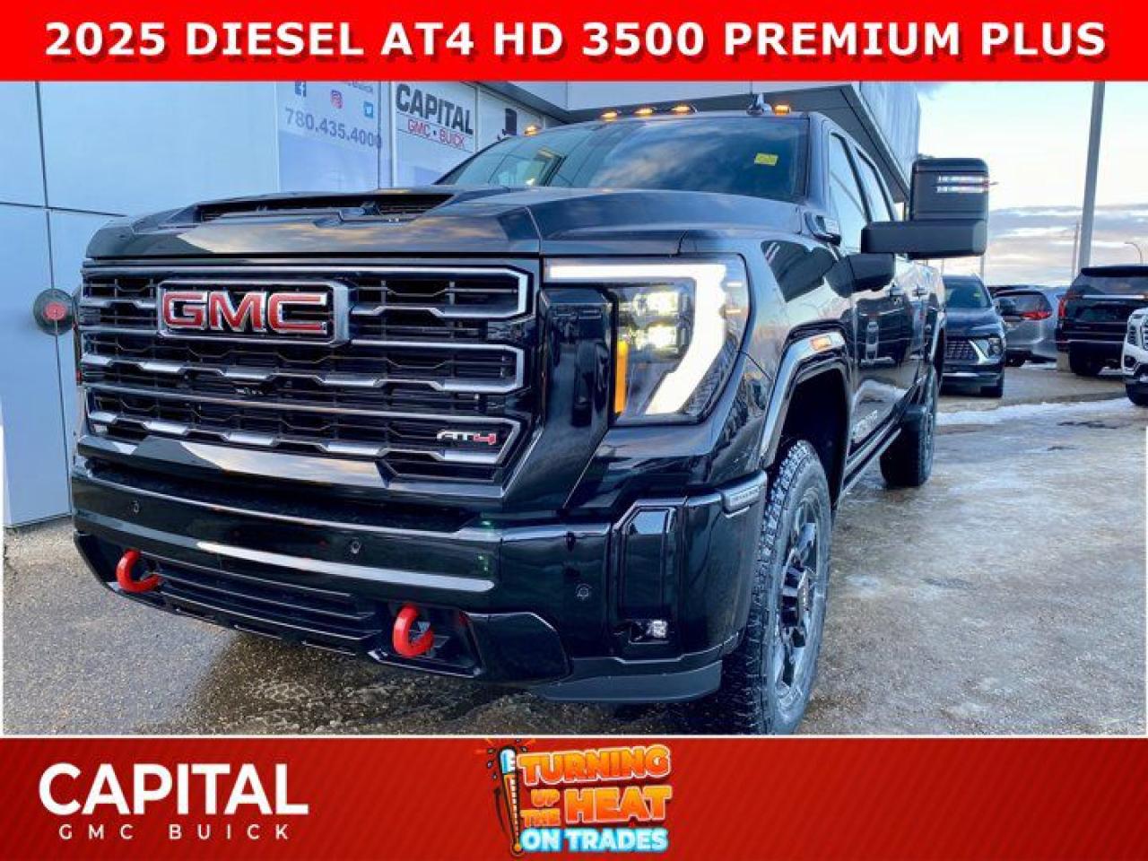 New 2025 GMC Sierra 3500 HD Crew Cab AT4 for sale in Edmonton, AB