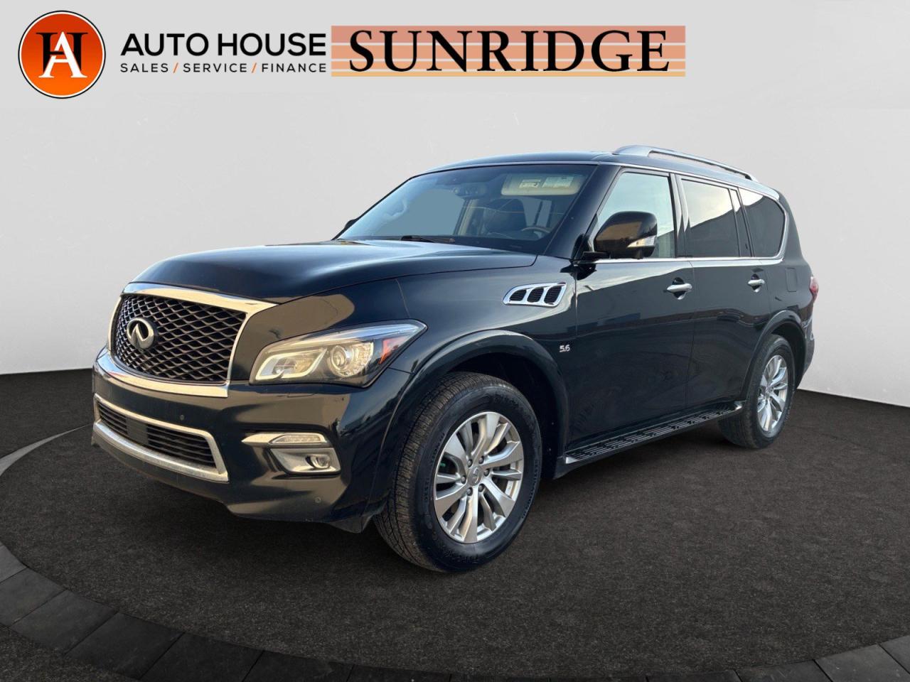 Used 2016 Infiniti QX80 4WD | HEATED LEATHER SEATS | SUNROOF | REMOTE START for sale in Calgary, AB