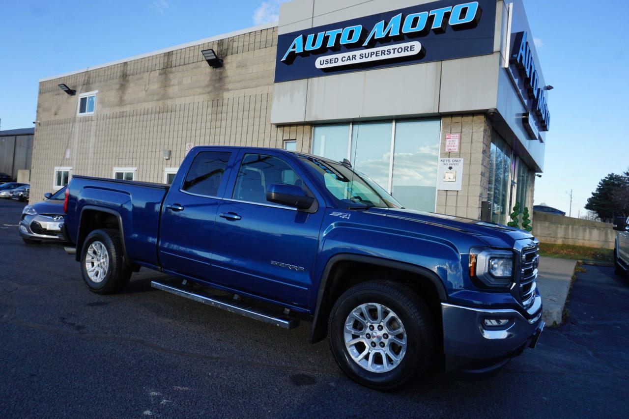 Used 2017 GMC Sierra 1500 5.3L V8 SLE 4WD CERTIFIED *ACCIDENT FREE* CAMERA BLUETOOTH RUNNING BOARDS CRUISE ALLOYS for sale in Burlington, ON